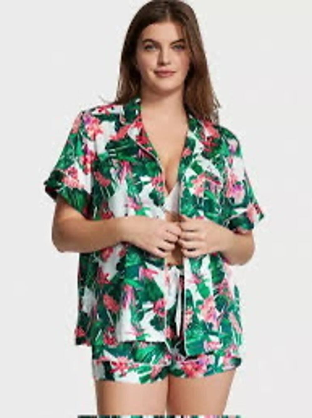 Victoria’s Secret Satin Sleep Pajama Top, L